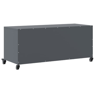 TV-taso antrasiitti 100,5x39x43,5 cm kylmävalssattu teräs