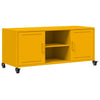 TV-taso sinapinkeltainen 100,5x39x43,5 cm teräs