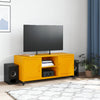 TV-taso sinapinkeltainen 100,5x39x43,5 cm teräs