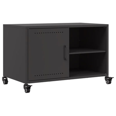 TV-taso musta 68x39x43,5 cm kylmävalssattu teräs