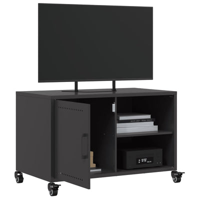 TV-taso musta 68x39x43,5 cm kylmävalssattu teräs