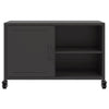TV-taso musta 68x39x43,5 cm kylmävalssattu teräs