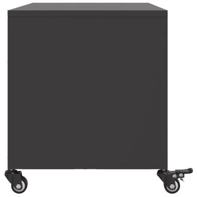 TV-taso musta 68x39x43,5 cm kylmävalssattu teräs