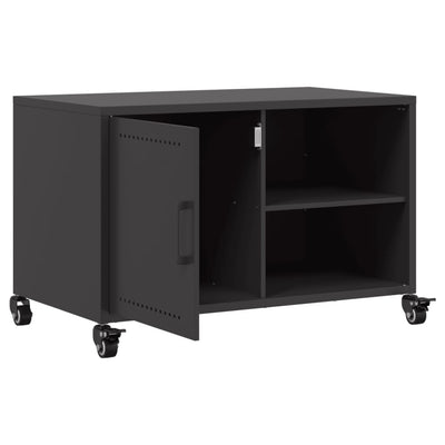 TV-taso musta 68x39x43,5 cm kylmävalssattu teräs