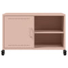 TV-taso pinkki 68x39x43,5 cm kylmävalssattu teräs