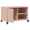 TV-taso pinkki 68x39x43,5 cm kylmävalssattu teräs