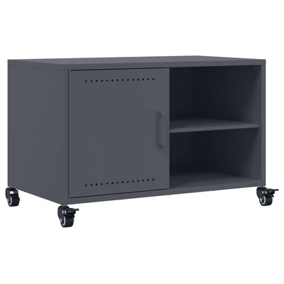 TV-taso antrasiitti 68x39x43,5 cm kylmävalssattu teräs
