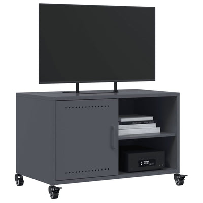 TV-taso antrasiitti 68x39x43,5 cm kylmävalssattu teräs