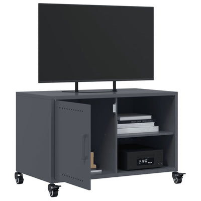 TV-taso antrasiitti 68x39x43,5 cm kylmävalssattu teräs