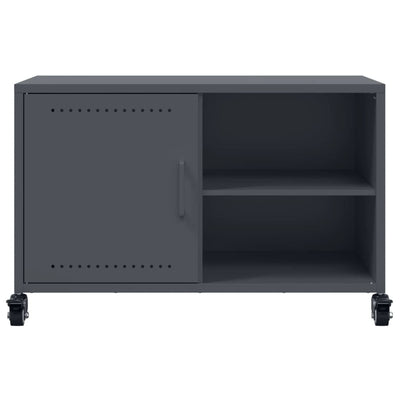 TV-taso antrasiitti 68x39x43,5 cm kylmävalssattu teräs