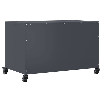 TV-taso antrasiitti 68x39x43,5 cm kylmävalssattu teräs
