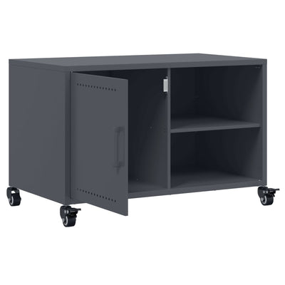 TV-taso antrasiitti 68x39x43,5 cm kylmävalssattu teräs