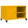 TV-taso sinapinkeltainen 68x39x43,5 cm kylmävalssattu teräs