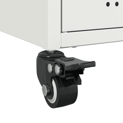 Valkoinen tv-taso Carly 68x39x43,5cm (kylmävalssattu teräs)