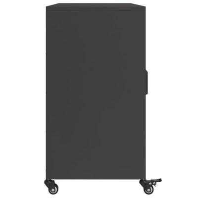 Senkki musta 100,5x39x72 cm teräs
