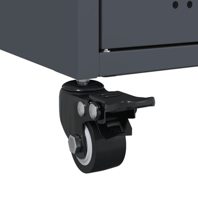 Senkki antrasiitti 100,5x39x72 cm teräs