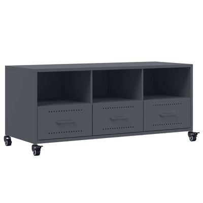 TV-taso antrasiitti 100,5x39x43,5 cm kylmävalssattu teräs