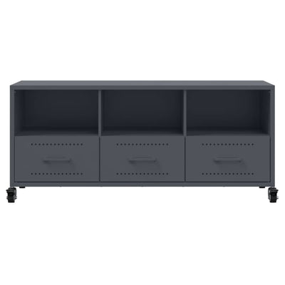 TV-taso antrasiitti 100,5x39x43,5 cm kylmävalssattu teräs