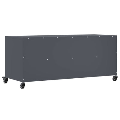 TV-taso antrasiitti 100,5x39x43,5 cm kylmävalssattu teräs