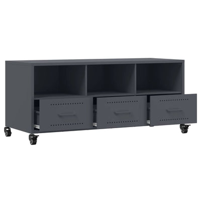 TV-taso antrasiitti 100,5x39x43,5 cm kylmävalssattu teräs