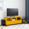 TV-taso sinapinkeltainen 100,5x39x43,5 cm teräs