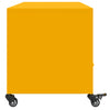 TV-taso sinapinkeltainen 100,5x39x43,5 cm teräs