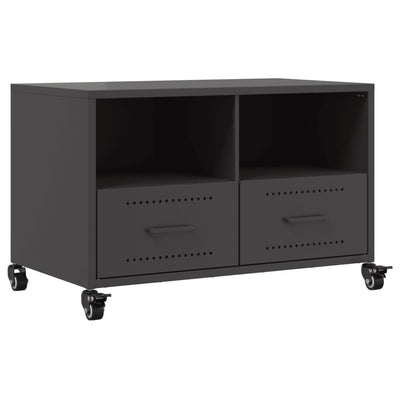 TV-taso musta 68x39x43,5 cm kylmävalssattu teräs