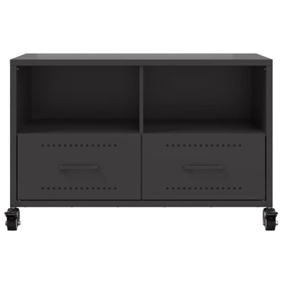 TV-taso musta 68x39x43,5 cm kylmävalssattu teräs