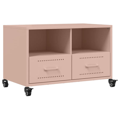 TV-taso pinkki 68x39x43,5 cm kylmävalssattu teräs