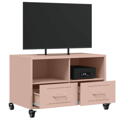 TV-taso pinkki 68x39x43,5 cm kylmävalssattu teräs