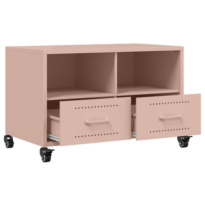TV-taso pinkki 68x39x43,5 cm kylmävalssattu teräs