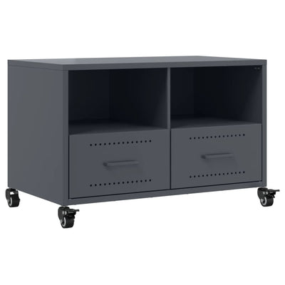 TV-taso antrasiitti 68x39x43,5 cm kylmävalssattu teräs