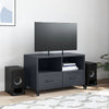 TV-taso antrasiitti 68x39x43,5 cm kylmävalssattu teräs