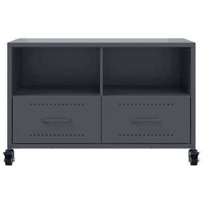TV-taso antrasiitti 68x39x43,5 cm kylmävalssattu teräs