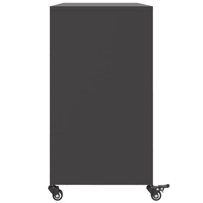 Senkki musta 100,5x39x72 cm teräs