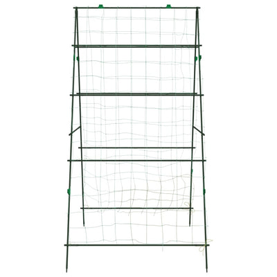 Puutarhasäleikkö köynnöskasveille A-runko 99x90x175,5 cm teräs