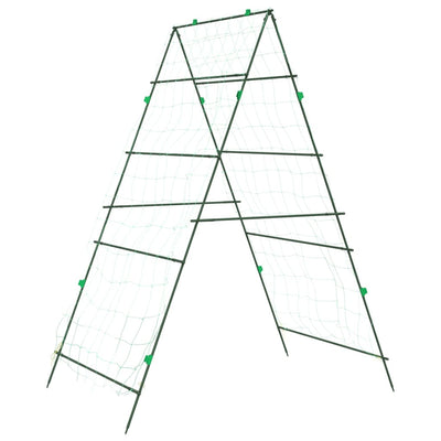 Puutarhasäleikkö köynnöskasveille A-runko 99x90x175,5 cm teräs