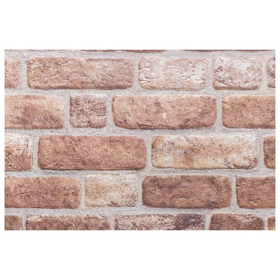 3D-seinäpaneelit 10 kpl ruskea 100x50 cm EPS
