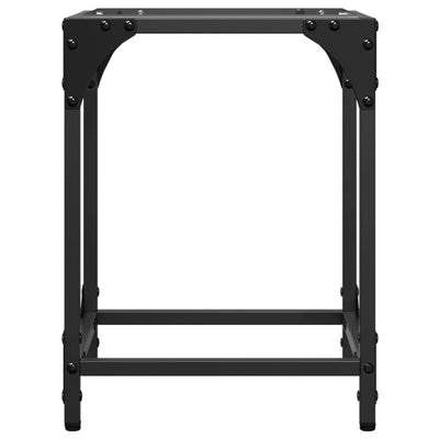 Läpinäkyvä sohvapöydät Gaftan 30x30x40cm (2 kpl, lasi pöytälevy, teräs)