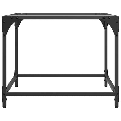 Läpinäkyvä sohvapöydät Gaftan 50x50x40cm (2 kpl pöytälevy teräs)