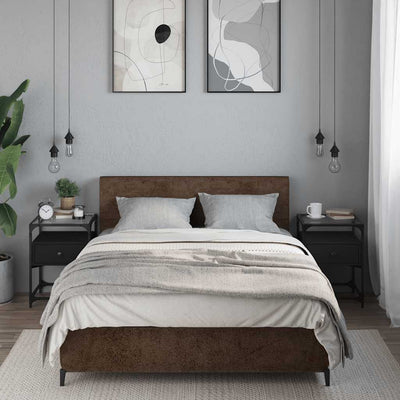 Musta yöpöydät Karie 40x40x55cm (2 kpl puinen)