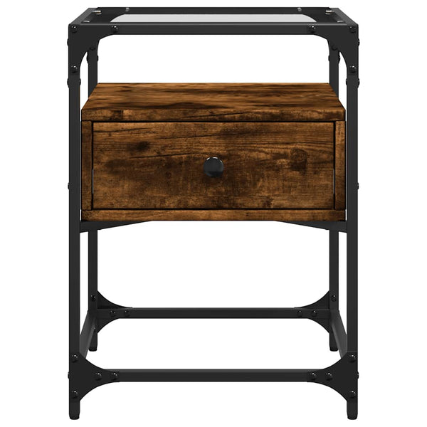 Savutammi yöpöydät Karie 40x40x55cm (2 kpl, puinen)