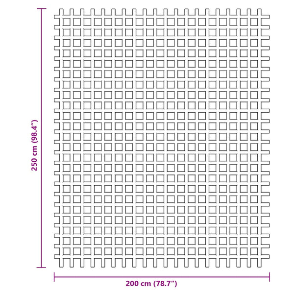Telttamatto vihreä 2,5x2 m