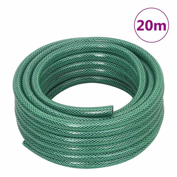 Vapaasti seisova letkukela vihreä letkuliitinsarja 0,5" 20m PVC