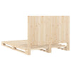Sängynrunko päätylevyllä Busu 140x200cm (mänty)
