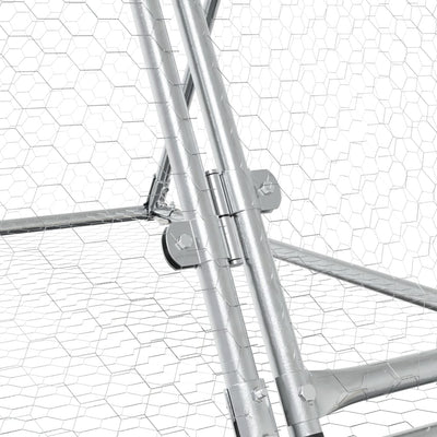 Hopea kaninkoppi Crenela 400x105x91cm (galvanoitu teräs)