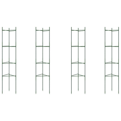 Tomaattihäkki 4 kpl 154 cm teräs ja PP