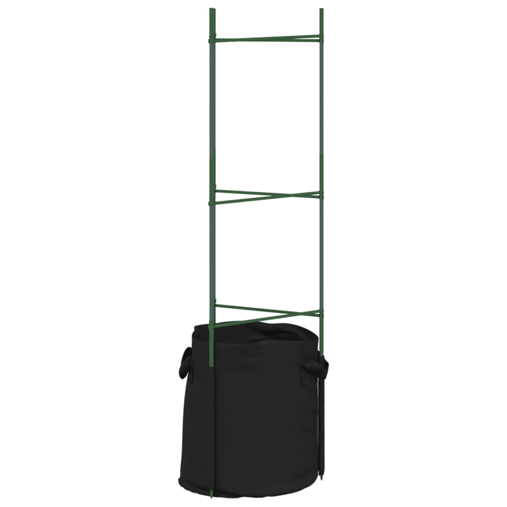 Tomaattihäkki kasvipussilla Dunarica 116cm (6 kpl teräs ja pp)