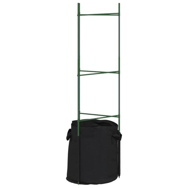 Tomaattihäkki kasvipussilla Dunarica 116cm (8 kpl teräs ja pp)