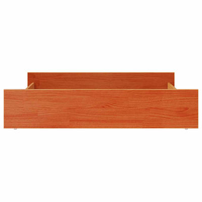 Vahanruskea vuodelaatikot Aysegul (2 kpl mänty)